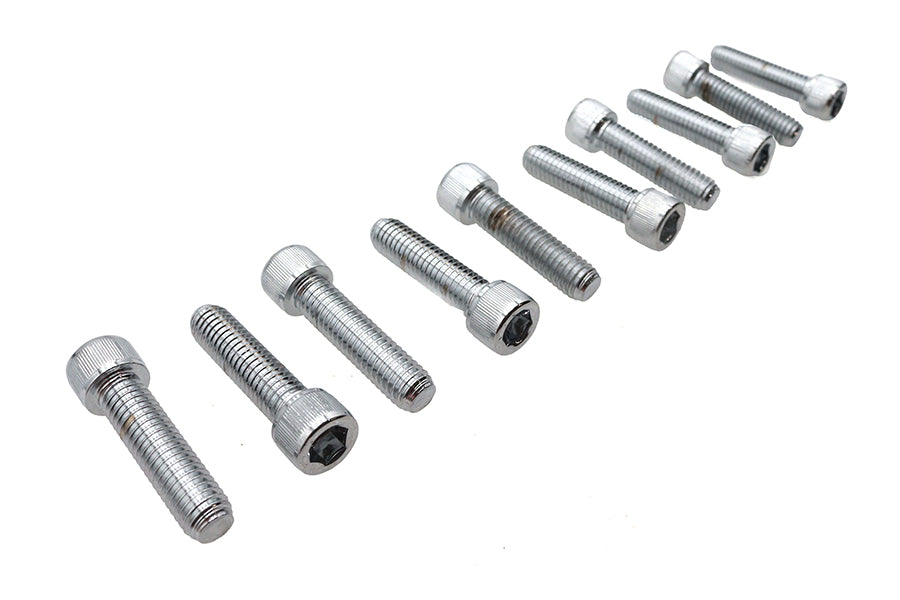 Allen Socket Cap Bolt Knurled Chrome 3/8 inch X 1-1/2 inch
