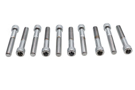 Allen Socket Cap Bolt Knurled Chrome 3/8 inch X 2-1/2 inch