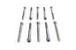 Allen Socket Cap Bolt Knurled Chrome 3/8 inch X 3-1/2 inch