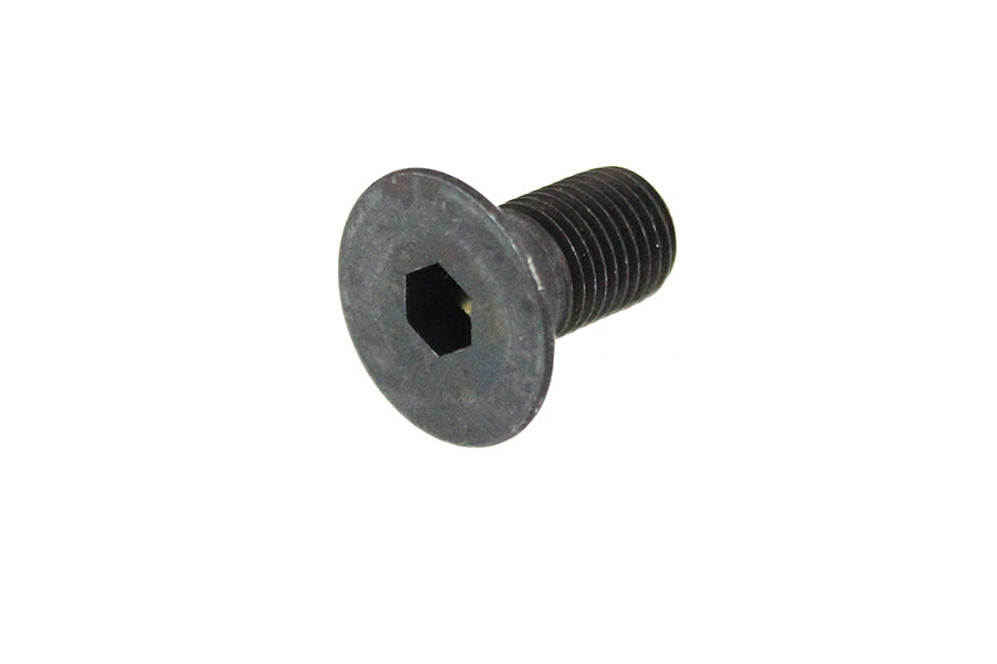 Black Hex Flat Cap Screw 3/8 inch-24 x 3/4 inch