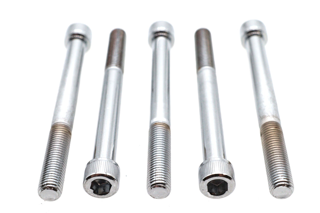 Allen Socket Cap Bolt Knurled Chrome 5/16 inch x 3-1/4 inch
