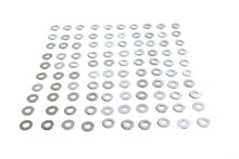 Load image into Gallery viewer, Chrome Flat Washers 1/4 inch Inner Diameter