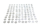 Chrome Flat Washers 1/4 inch Inner Diameter