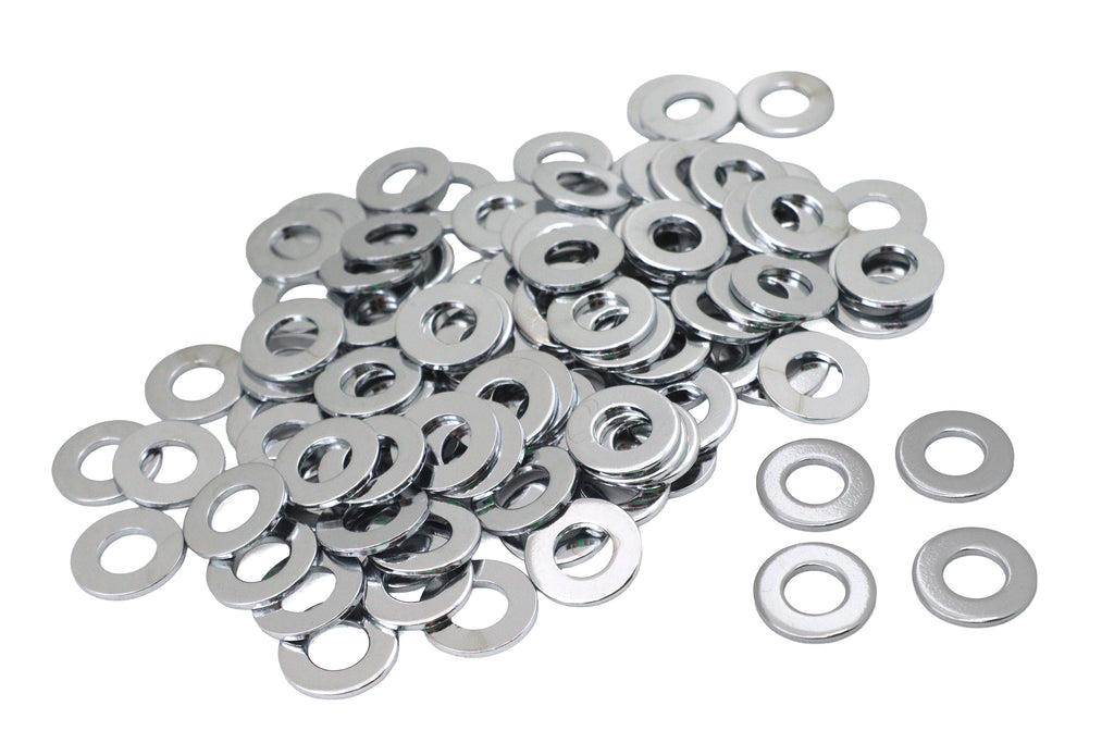Chrome Flat Washers 5/16 inch Inner Diameter
