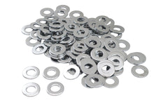 Load image into Gallery viewer, Chrome Flat Washers 5/16 inch Inner Diameter