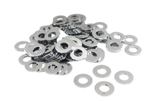 Load image into Gallery viewer, Chrome Flat Washers 3/8 inch Inner Diameter