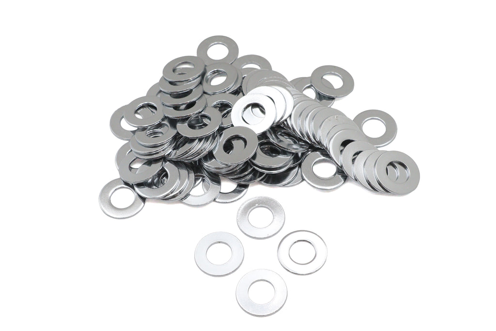 Chrome Flat Washers 7/16 inch Inner Diameter
