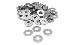 Load image into Gallery viewer, Chrome Flat Washers 1/2 inch Inner Diameter