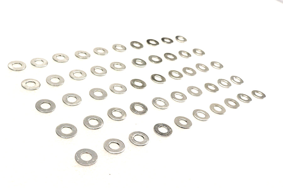 Chrome Flat Washers 5/16 inch X 5/8 inch