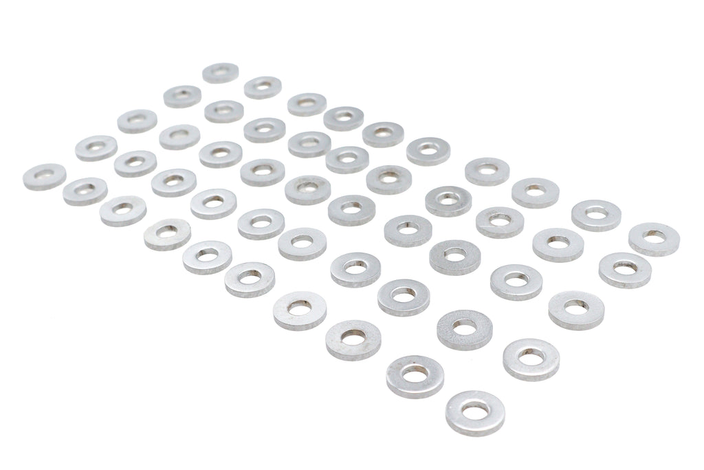 Chrome Flat Washers 1/4 inch, Extra Thick