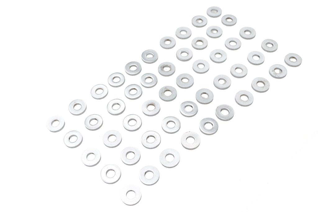 Chrome Flat Washers 1/4 inch, Extra Thick