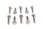 Hex Cap Bolts Chrome 1/4 inch-28 X 1 inch