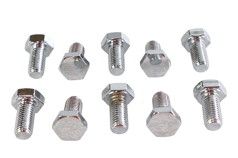 Hex Cap Bolts Chrome 5/16 inch x 5/8