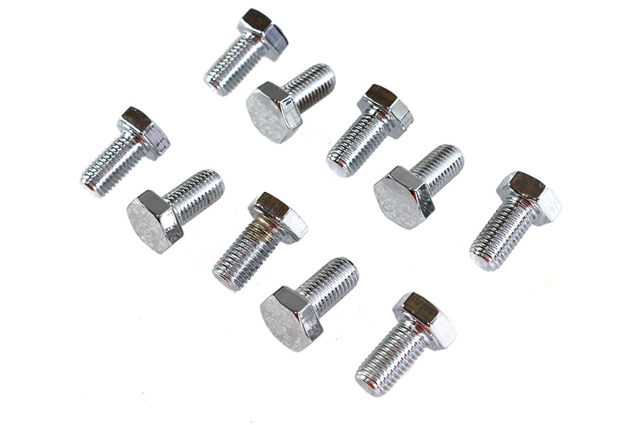 Hex Cap Bolts Chrome 5/16 inch x 5/8