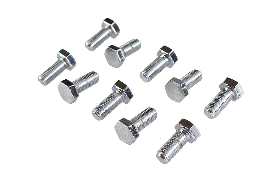 Hex Cap Bolts Chrome 5/16 inch x 3/4 inch