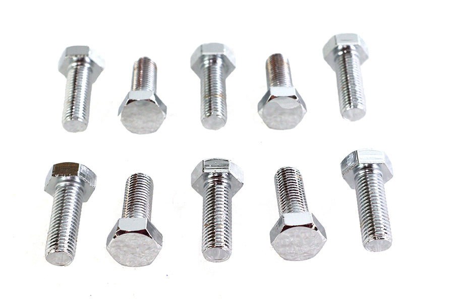 Hex Cap Bolts Chrome 5/16 inch x 7/8 inch