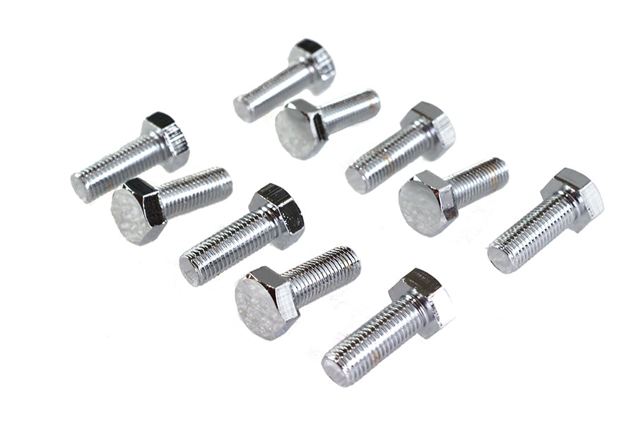 Hex Cap Bolts Chrome 5/16 inch x 7/8 inch