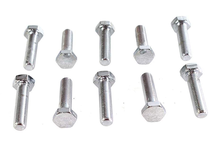Hex Cap Bolts Chrome 5/16 inch x 1-1/4 inch