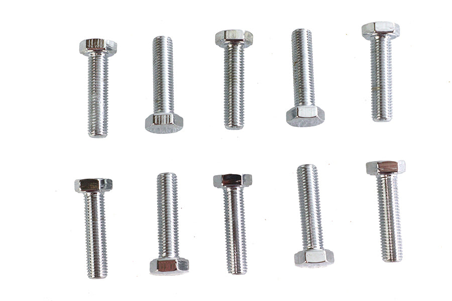 Hex Cap Bolts Chrome 5/16 inch x 1-1/4 inch