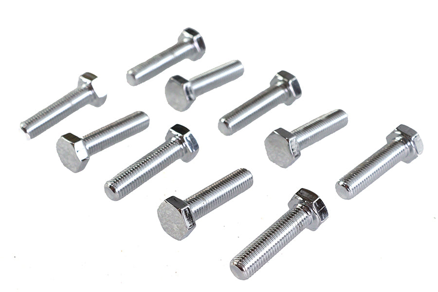 Hex Cap Bolts Chrome 5/16 inch x 1-1/4 inch