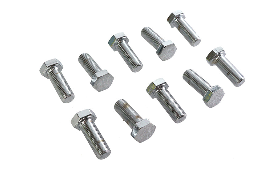 Hex Cap Bolts Chrome 3/8 inch x 1 inch