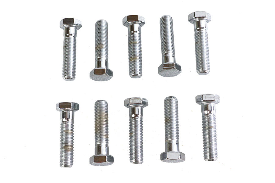 Hex Cap Bolts Chrome 3/8 inch x 1-1/2 inch