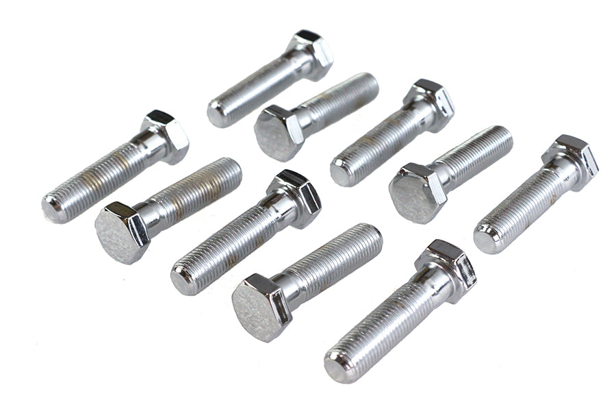 Hex Cap Bolts Chrome 3/8 inch x 1-1/2 inch