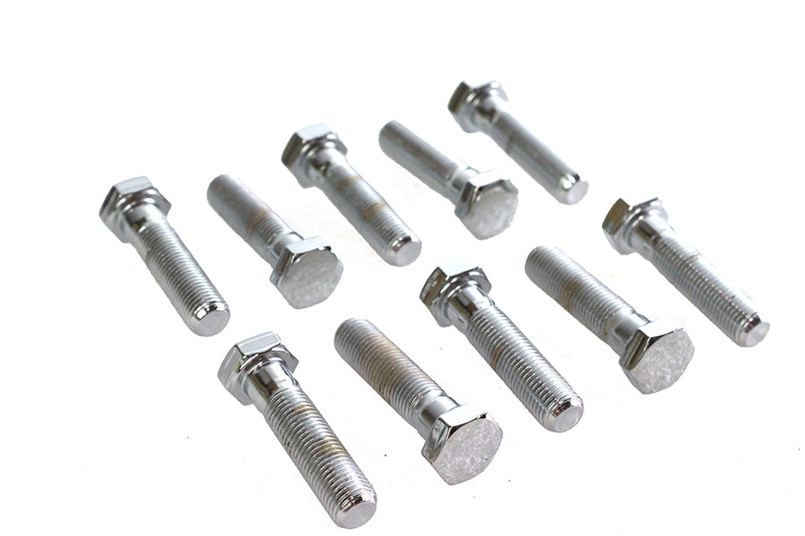 Hex Cap Bolts Chrome 3/8 inch x 1-1/2 inch