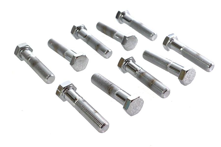 Hex Cap Bolts Chrome 3/8 inch x 1-3/4