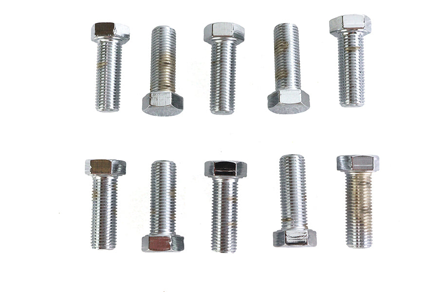 Hex Cap Bolts Chrome 7/16 inch x 1-1/4 inch