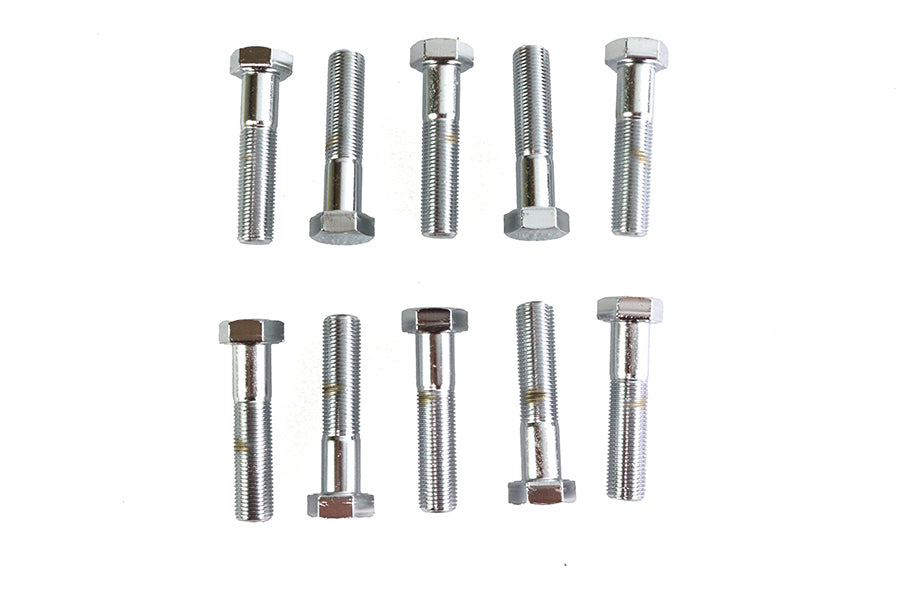 Hex Cap Bolts Chrome 1/2 inch x 2-1/4 inch