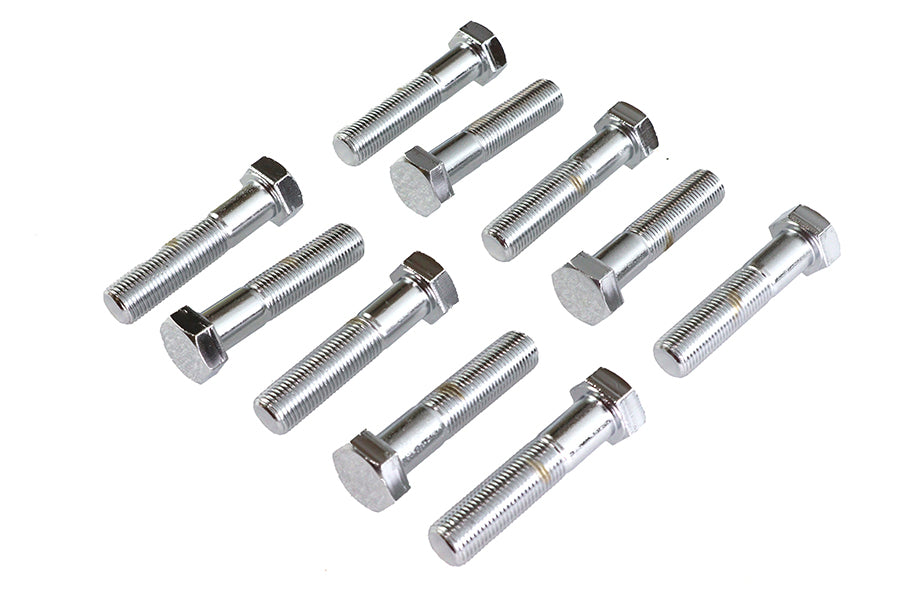 Hex Cap Bolts Chrome 1/2 inch x 2-1/4 inch