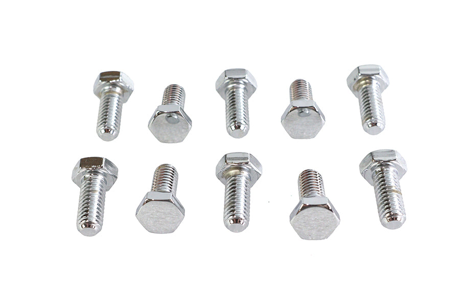 Hex Cap Bolts Chrome 5/16 inch x 3/4 inch