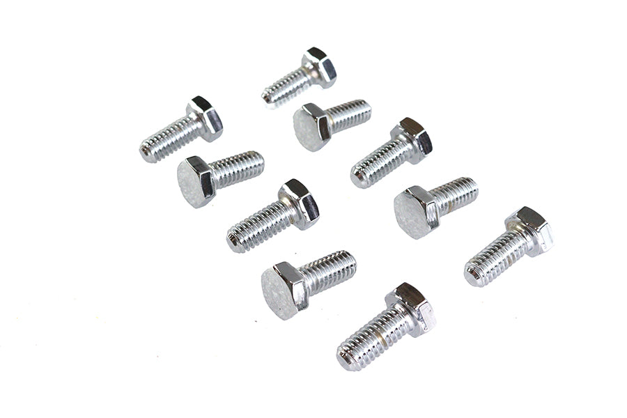 Hex Cap Bolts Chrome 5/16 inch x 3/4 inch