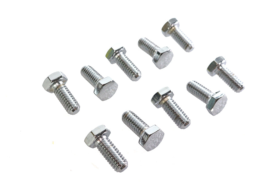 Hex Cap Bolts Chrome 5/16 inch x 3/4 inch
