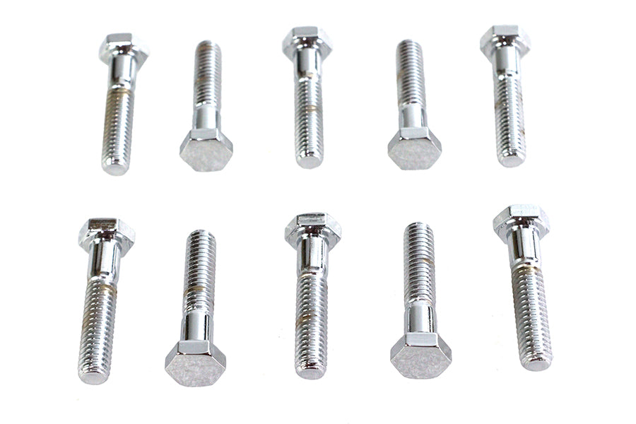 Hex Cap Bolts Chrome 5/16 inch x 1-1/2 inch