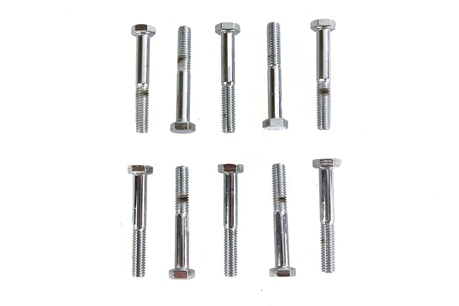 Hex Cap Bolts Chrome 5/16 inch x 2-1/4 inch