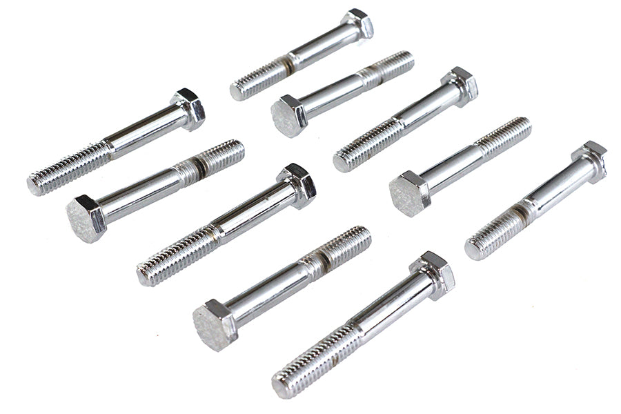 Hex Cap Bolts Chrome 5/16 inch x 2-1/4 inch