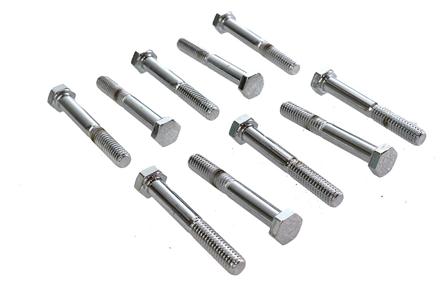 Hex Cap Bolts Chrome 5/16 inch x 2-1/4 inch