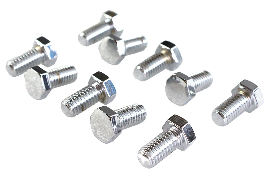 Hex Cap Bolts Chrome 3/8 inch x 3/4 inch
