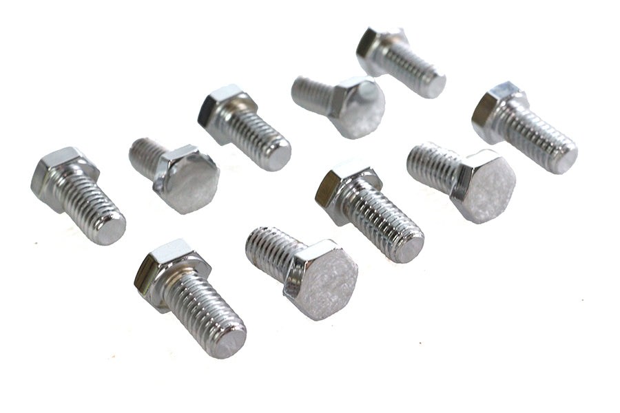 Hex Cap Bolts Chrome 3/8 inch x 3/4 inch