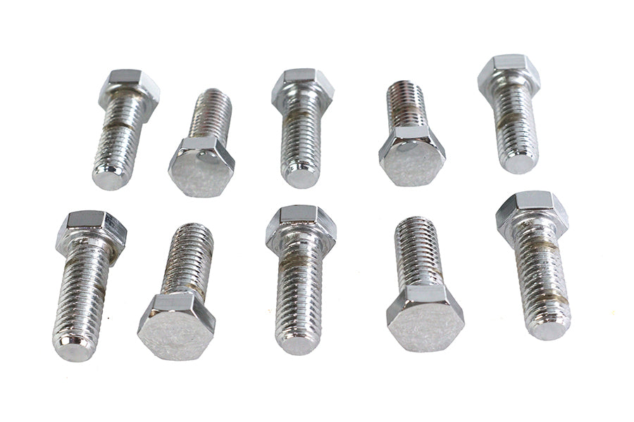Hex Cap Bolts Chrome 7/16-14 X 1-1/4 inch