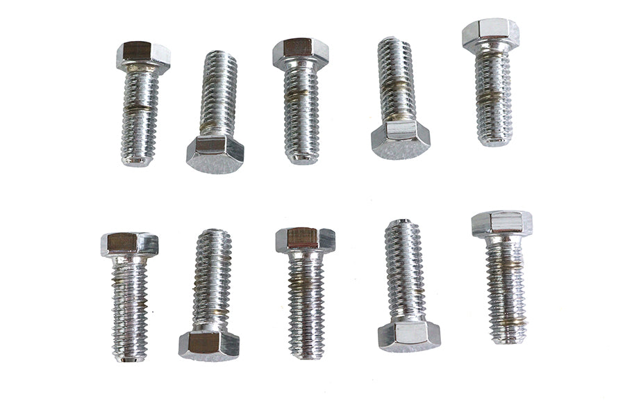 Hex Cap Bolts Chrome 7/16-14 X 1-1/4 inch