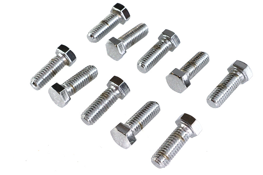 Hex Cap Bolts Chrome 7/16-14 X 1-1/4 inch