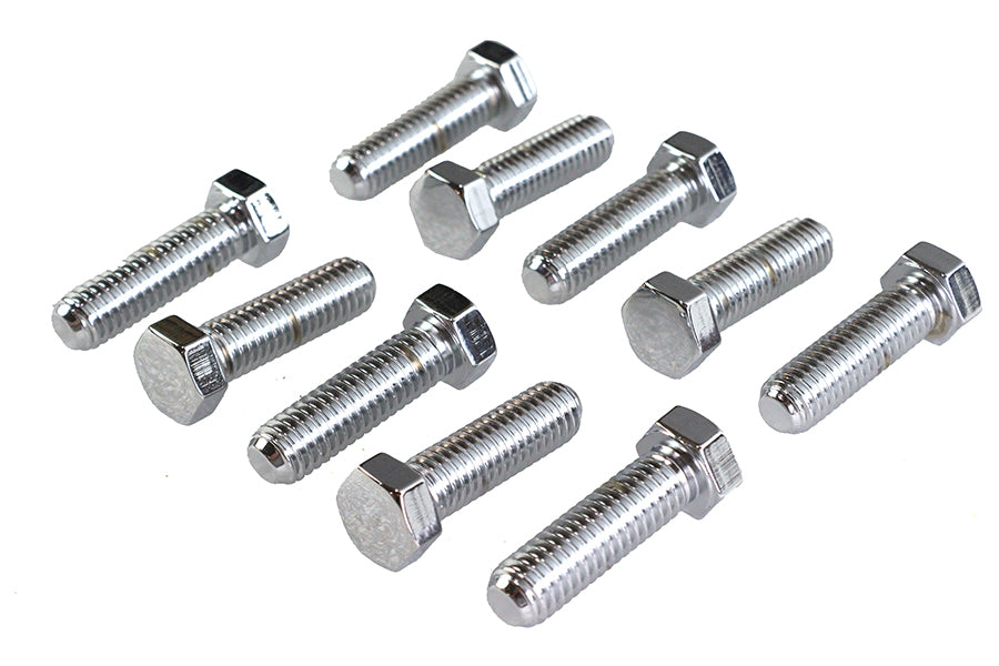 Hex Cap Bolts Chrome 7/16-14 X 1-1/2 inch