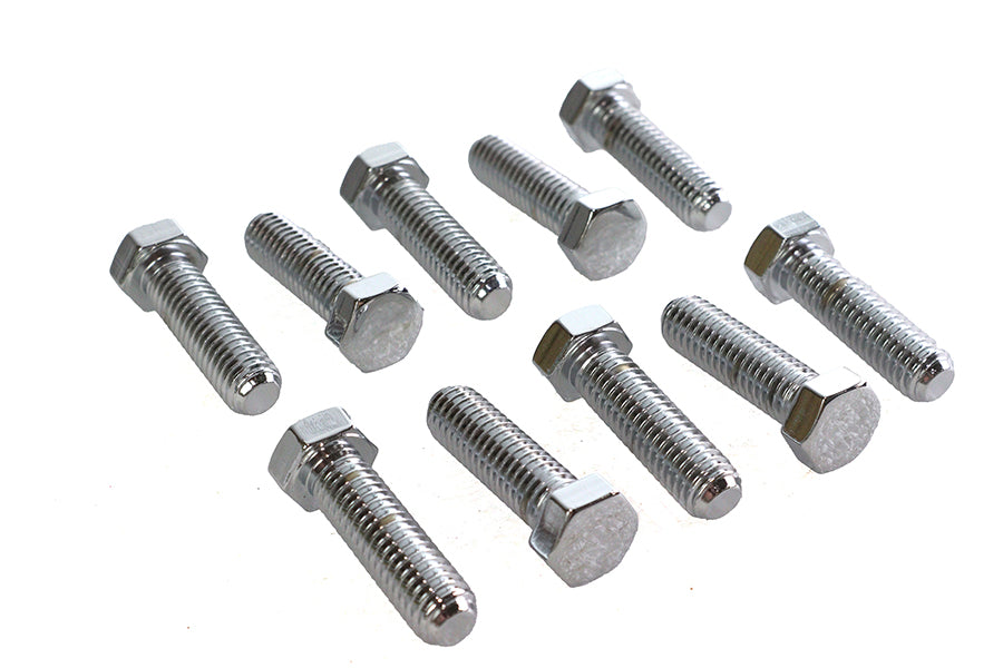 Hex Cap Bolts Chrome 7/16-14 X 1-1/2 inch
