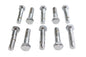 Hex Cap Bolts Chrome 1/2-13 X 2-1/4 inch