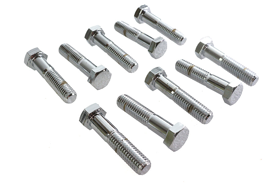 Hex Cap Bolts Chrome 1/2-13 X 2-1/4 inch