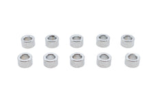 Load image into Gallery viewer, Chrome Spacers 1/4 inch x 7/16 inch x 3/16 inch