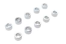 Load image into Gallery viewer, Chrome Spacers 1/4 inch x 7/16 inch x 3/16 inch